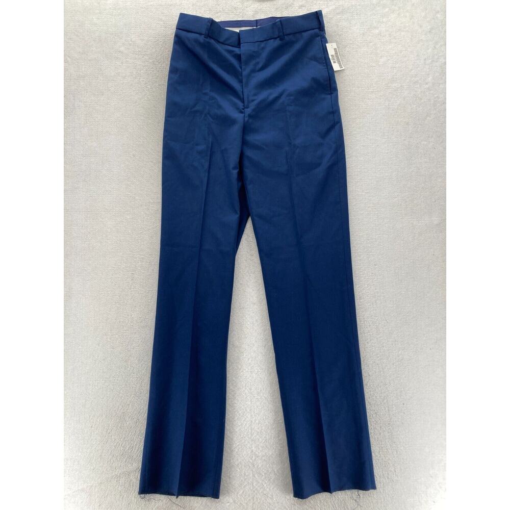 DSCP US Navy Dress Pants Mens 31 Blue Wool Blend Straight Leg‎ Military Army NWT